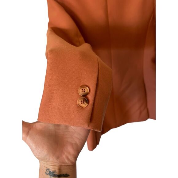 St. Michael Burnt Orange Women's Blazer Euro 38 US Size 6 Professional Business - Picture 6 of 15